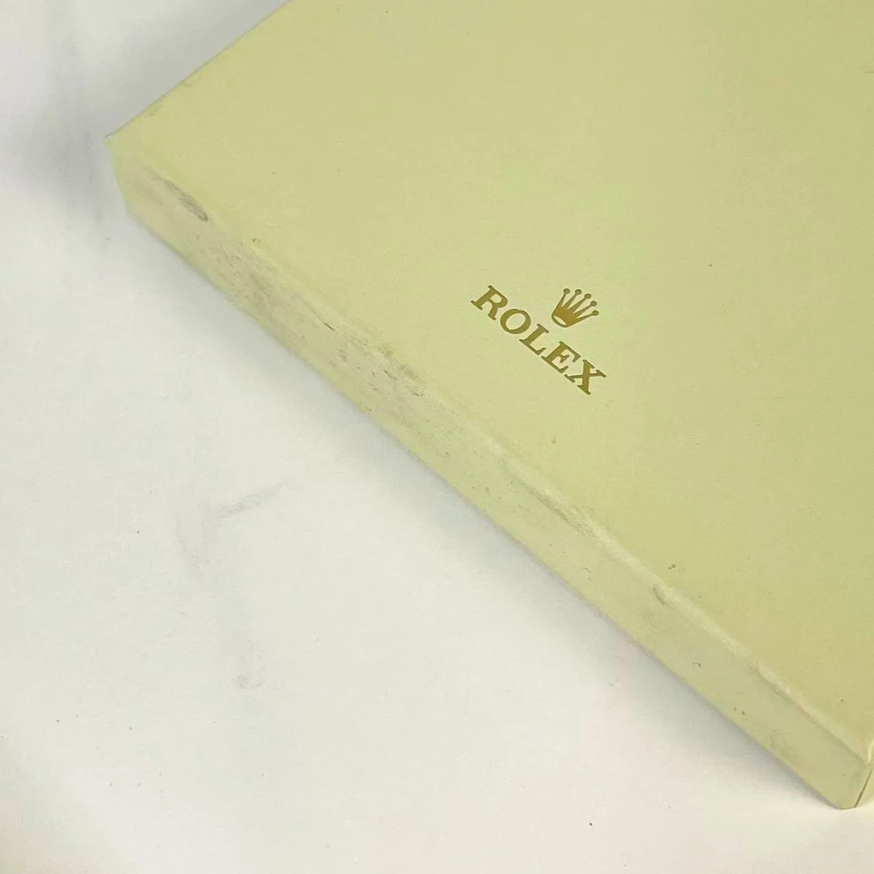 Rolex Green Leather Bifold Wallet with Crown Logo and Original Box